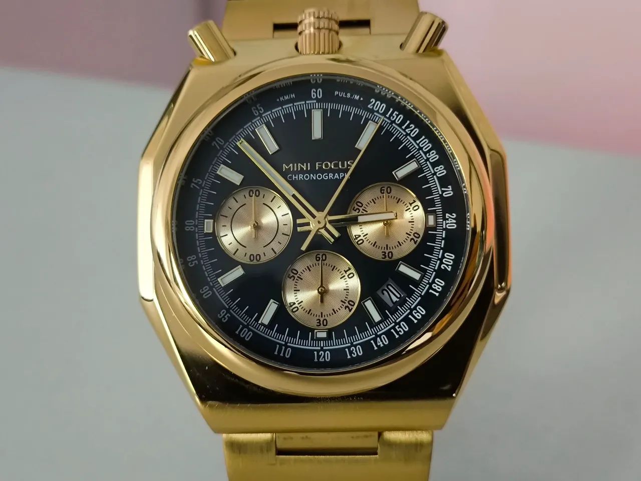 Relógio Cronógrafo Bullhead Visor Panda Mini Focus - Acessórios