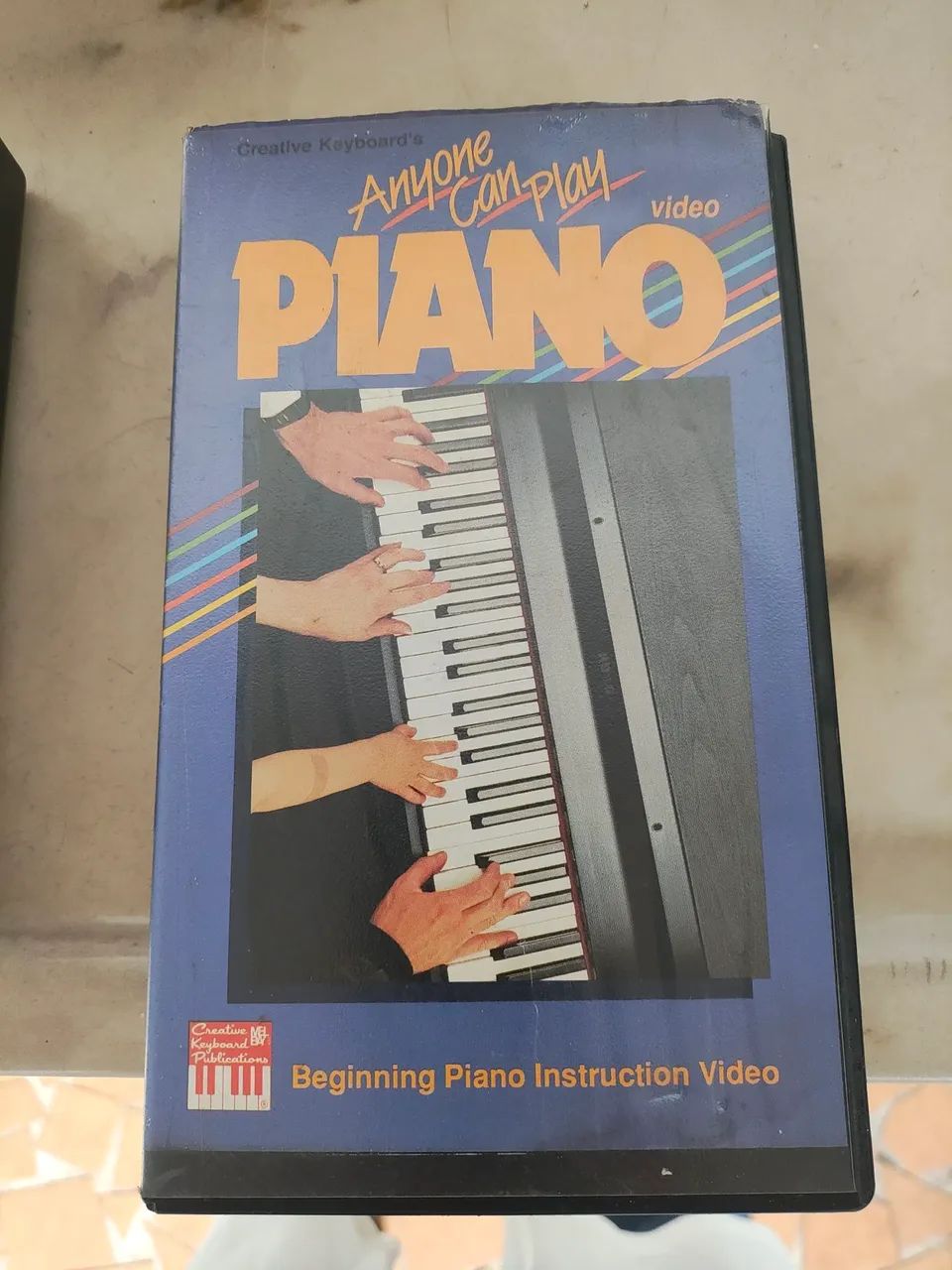 Anyone can play piano VHS 