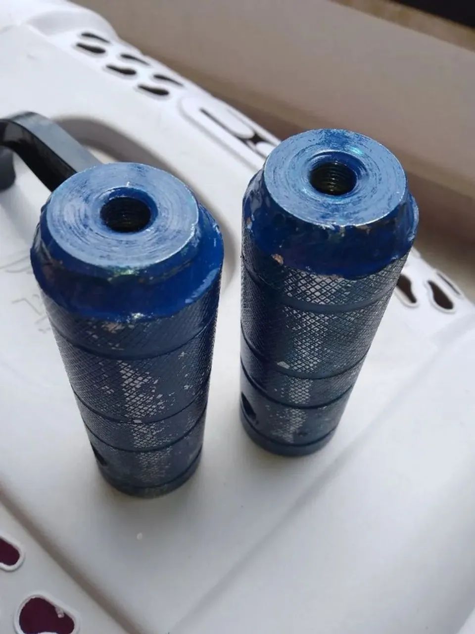 par de apoio de pé para roda de bicicleta tipo bmx
