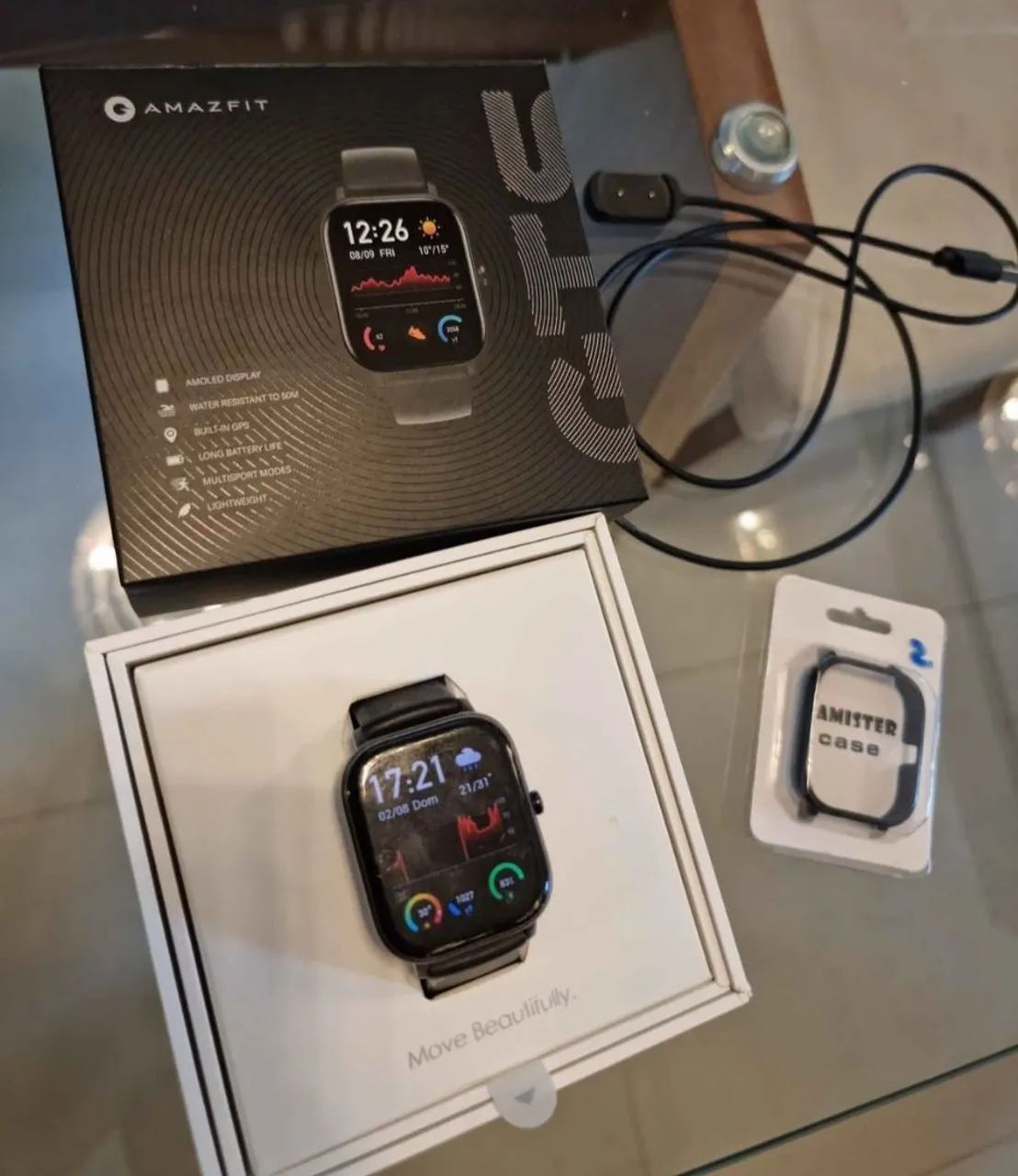 Relógio smartwatch Amazfit GTS 