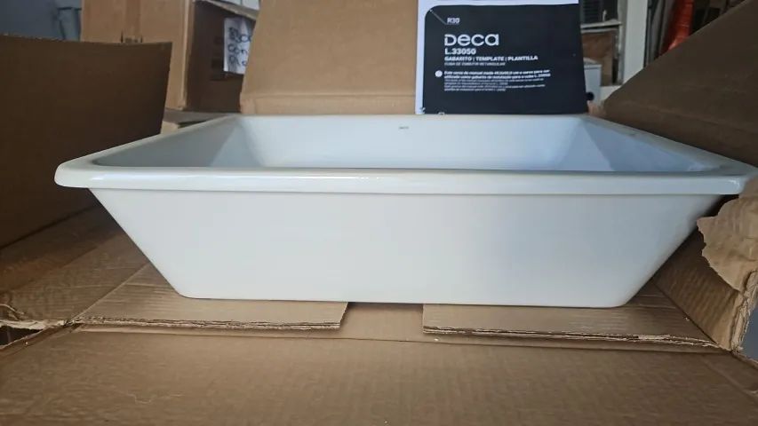 Deca Rectangular Built-in Sink L33050439340826131834881