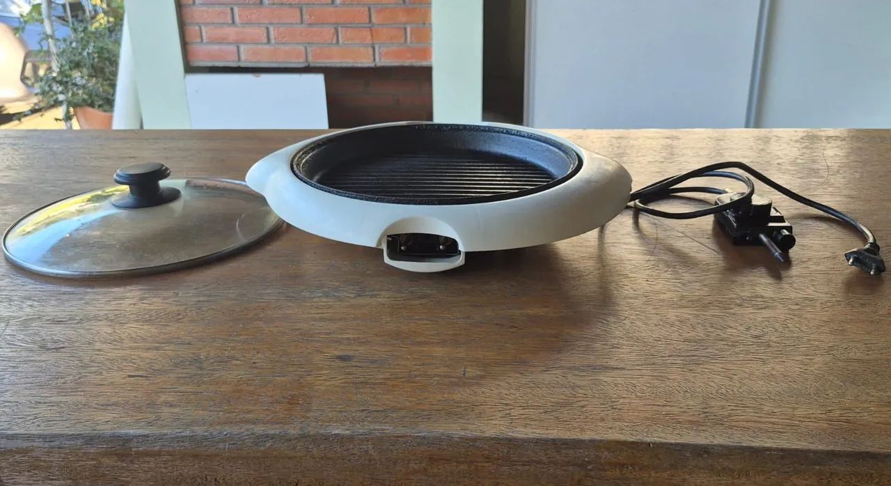 Grill Elétrico Redondo 220v - Foto 2