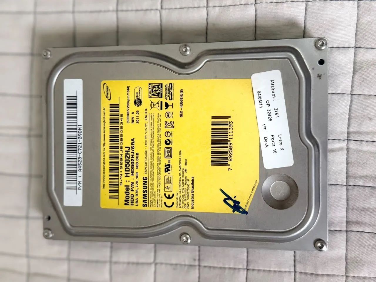 HD ORIGINAL SAMSUNG 500GB