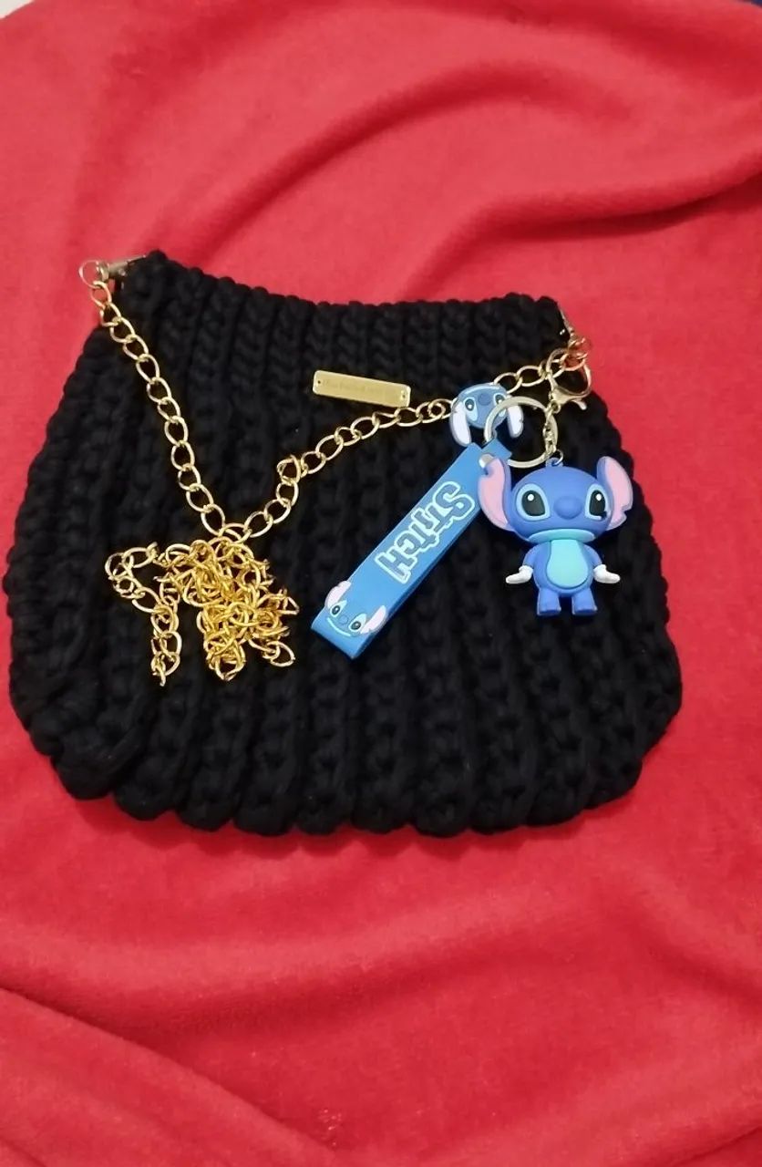 Bolsa de crochê feita a mão  - Foto 2