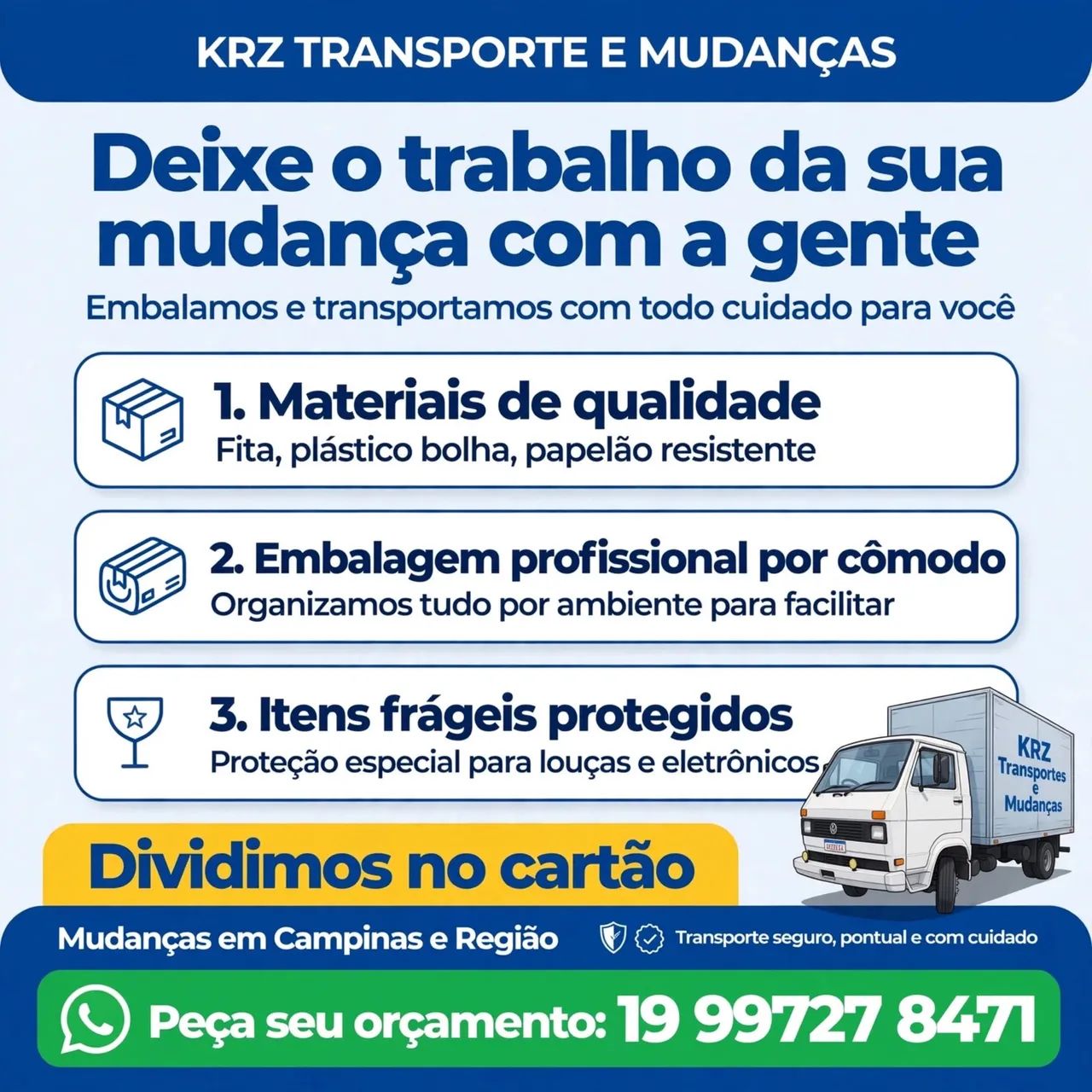 Mudanças e transporte Campinas e região 