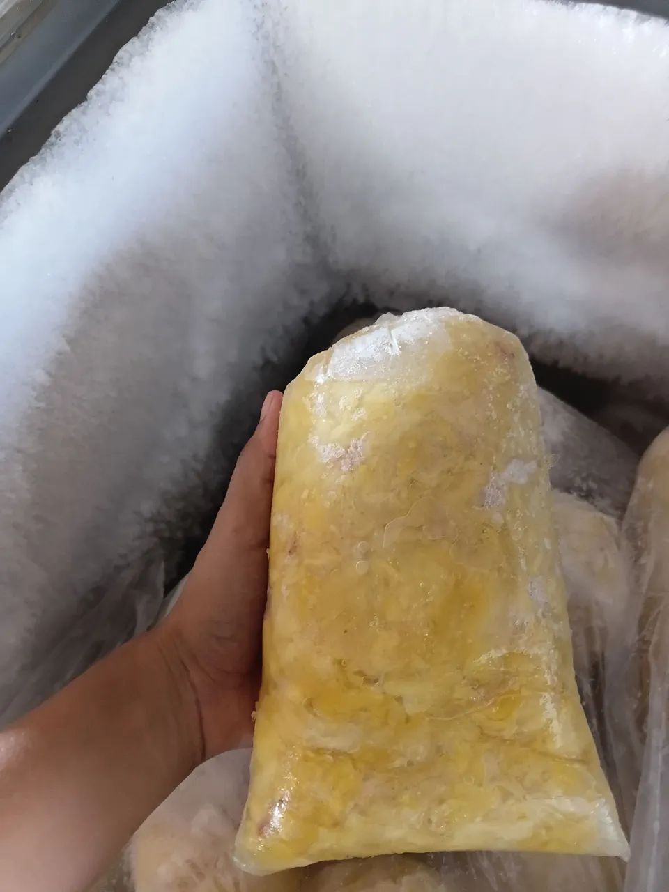 Polpa natural de goiaba  e cupuaçu 