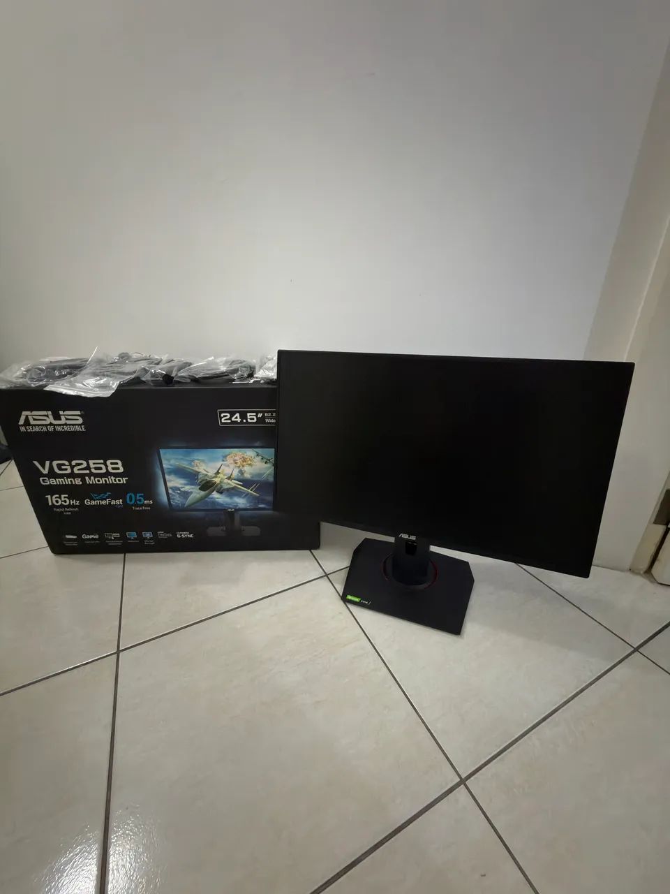 Monitor Gamer Asus VG258 165hz 0.5ms - 24.5? G-Sync