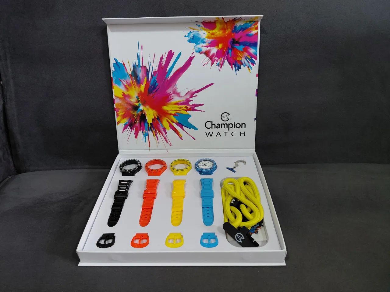 Relógio Champion Troca Pulseiras ( Kit 4 cores )  - Foto 2