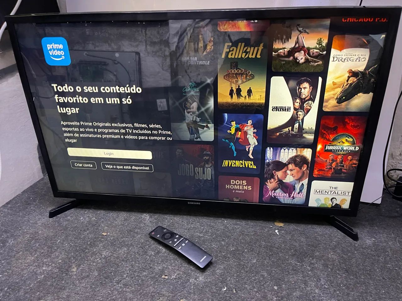 Linda TV smart Samsung 32 polegadas