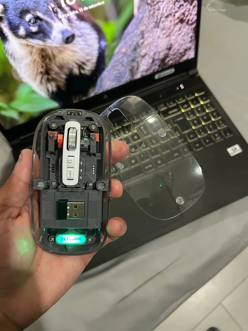 Mouse sem fio wifi - Foto 2