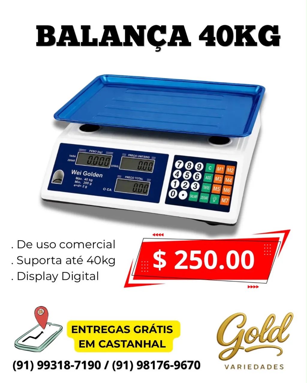 Balança 40 kilos 