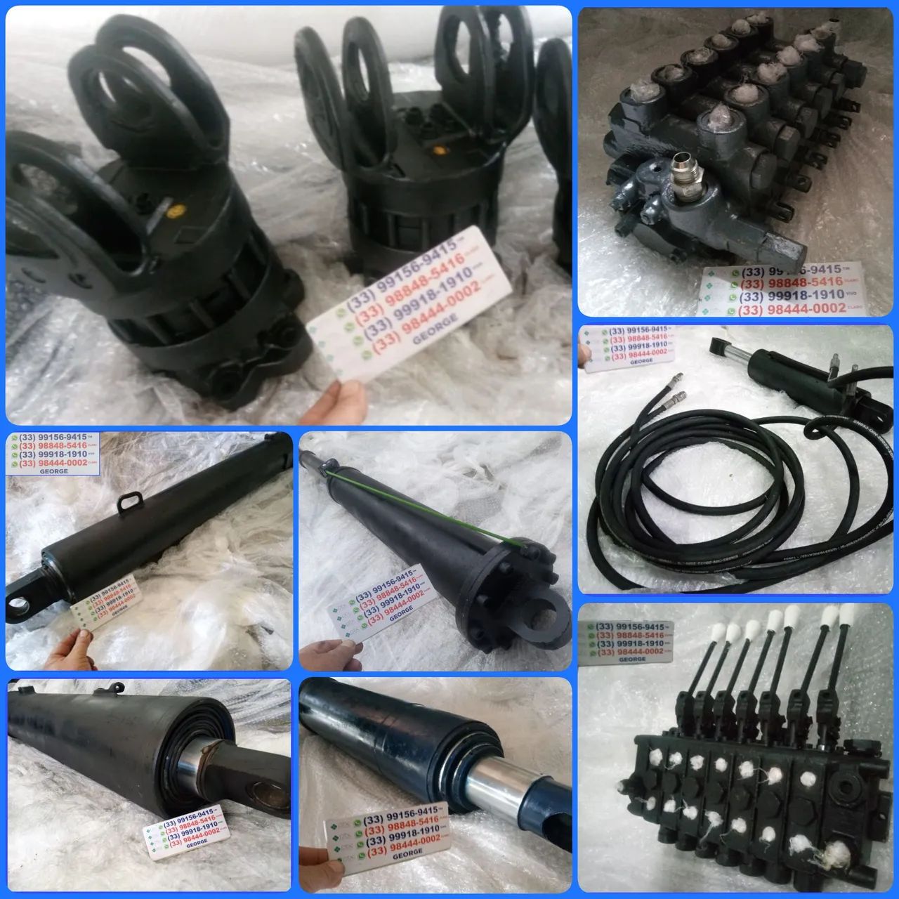 MOTORES DE GIRO INFINITO BOMBA HIDRÁULICA REDUTOR PERFURATRIZ  - Foto 4