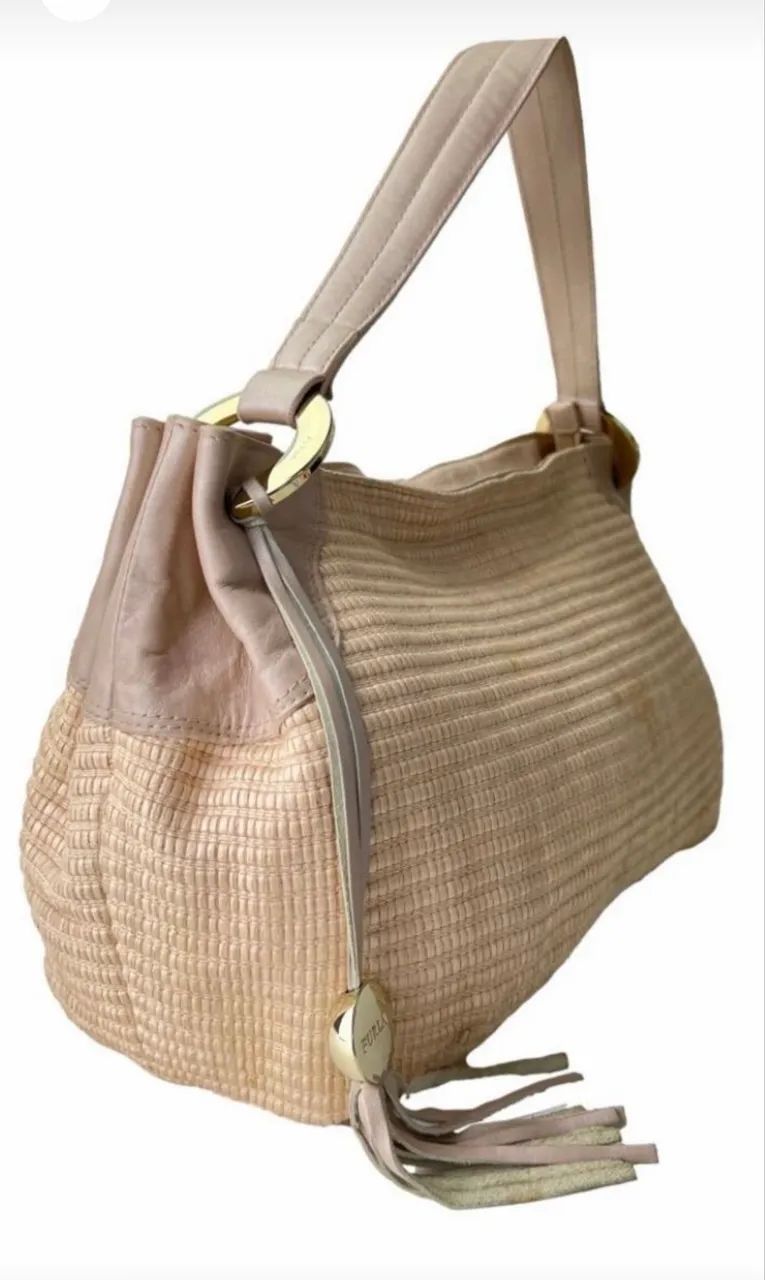Bolsa de palha original furla - Foto 2
