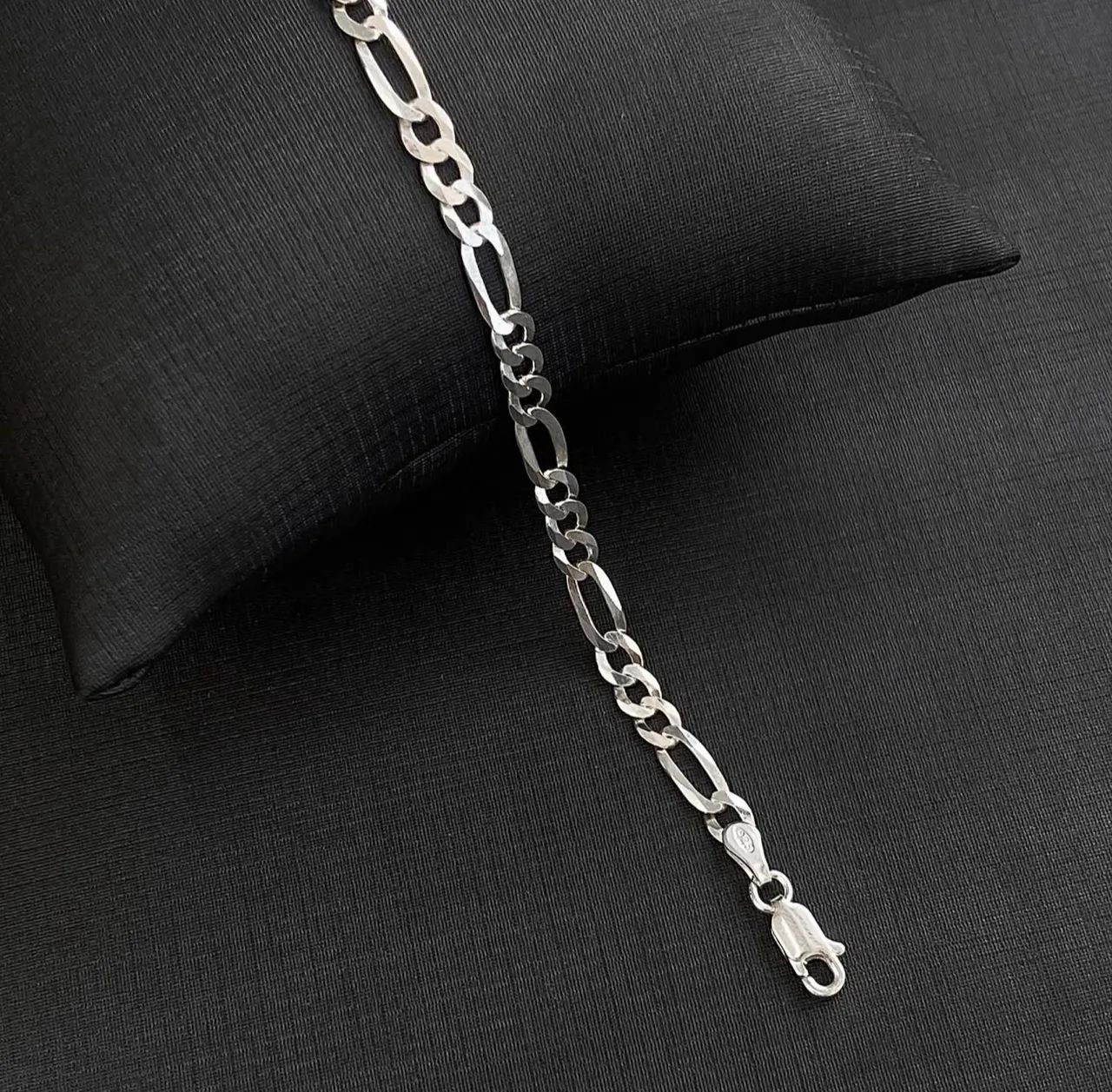 Pulseira de prata 925 modelo 3x1legitima 4mm - Foto 3