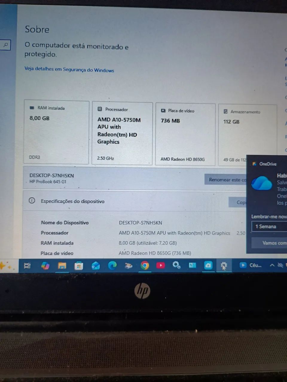Notebook hp