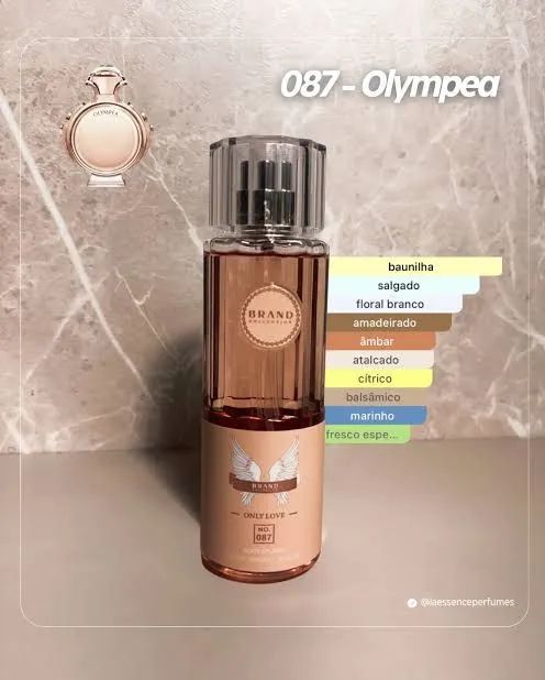 Perfume Body Splash Brand Collection Frangancias 250ml  - Foto 3