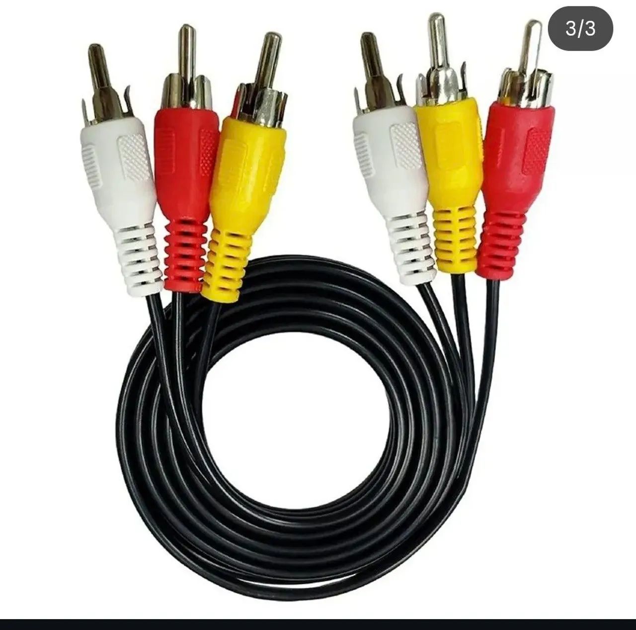 CABO AV 3RCA X 3RCA REF.: KP-RCA02 3M - Foto 3