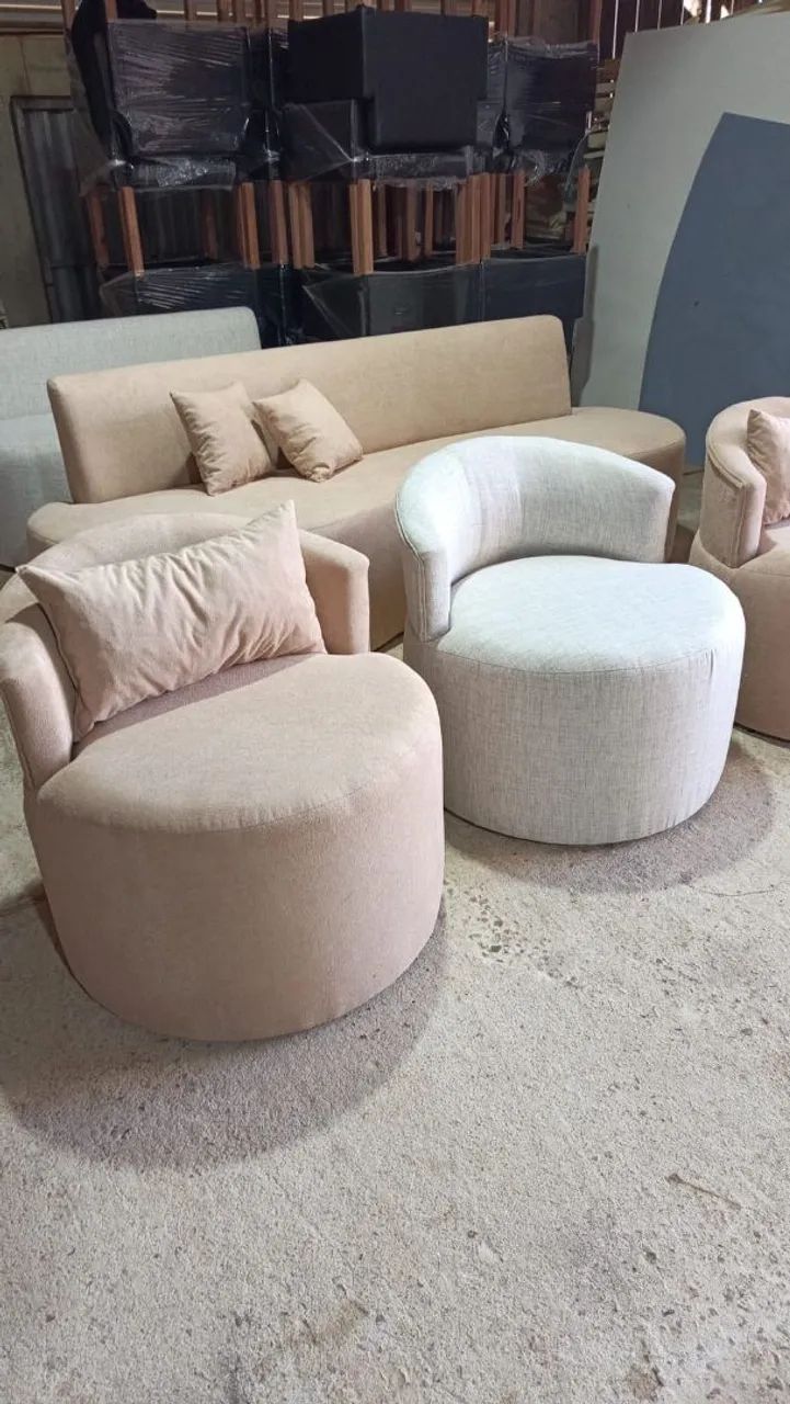 Poltronas orgânicas conforto e estilo