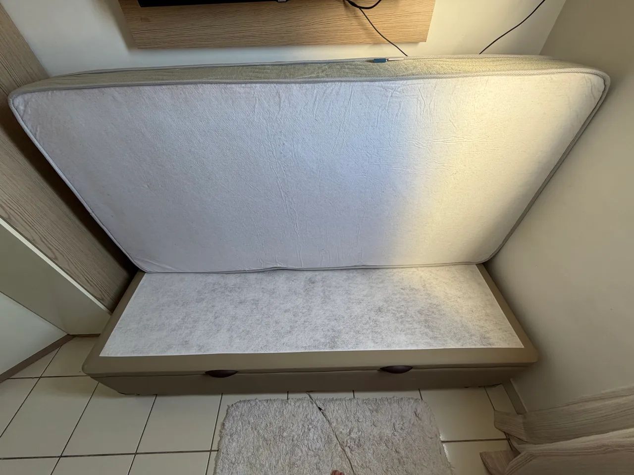 Vendo Colchão + Baú (Euro Colchões) - Foto 5