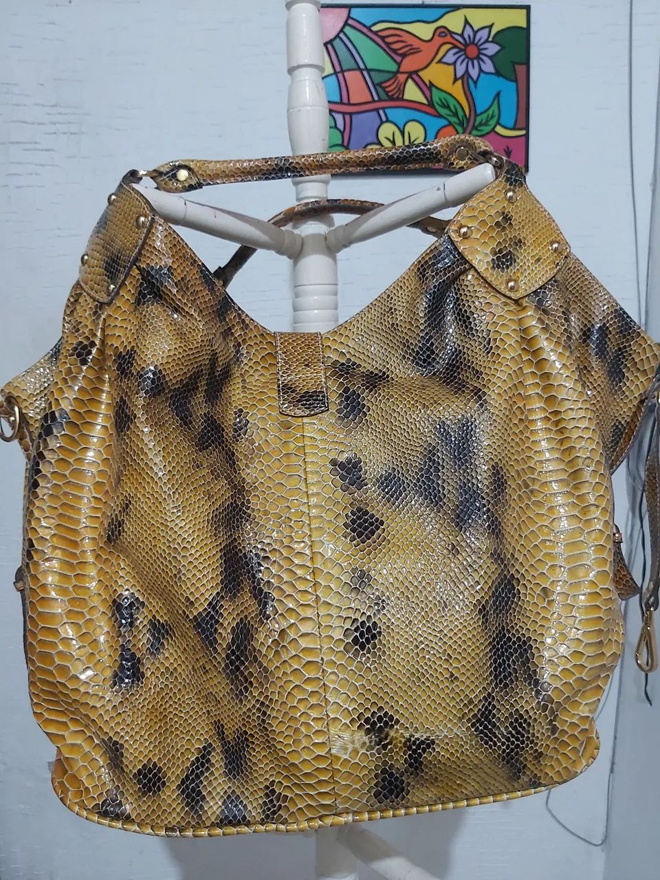 BOLSA GRANDE PHYTON COURO EXÓTICO CORSO COMO  - Foto 2