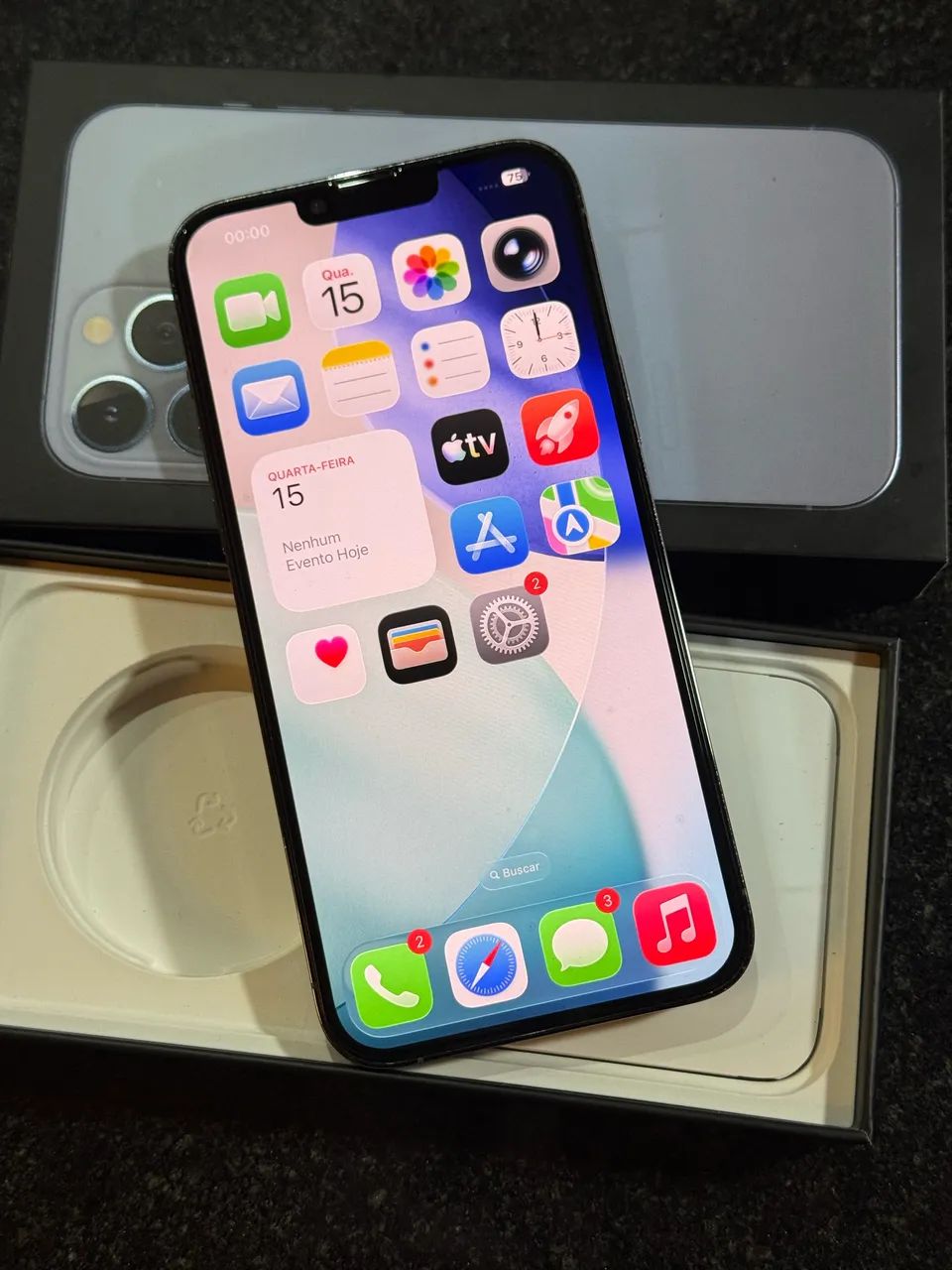IPHONE 13 PRO MAX 256GB AZUL - Foto 3