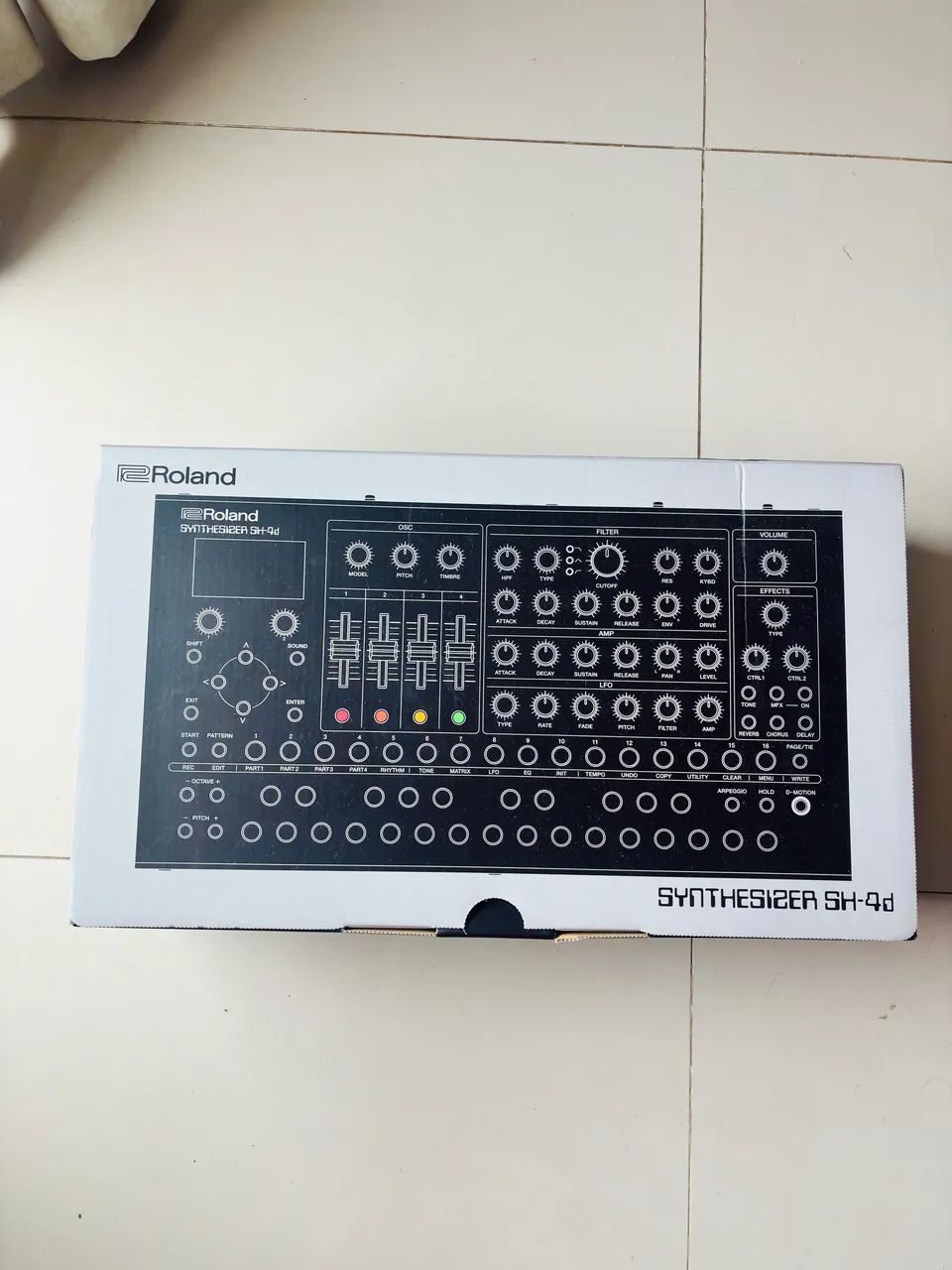 Roland sh-4d: groovebox - Instrumentos musicais - Recreio dos