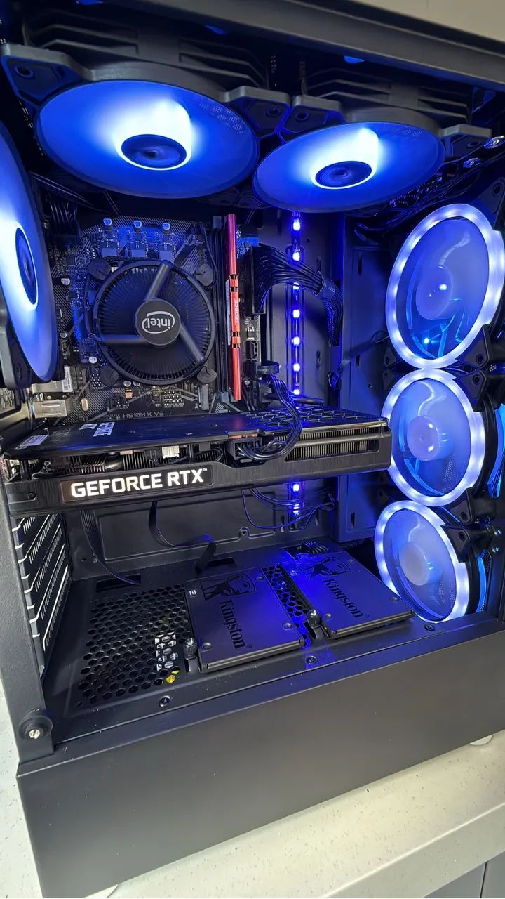 PC gamer top I7 placa de vídeo 8gb memória 16gb aceito ps5 - Foto 2