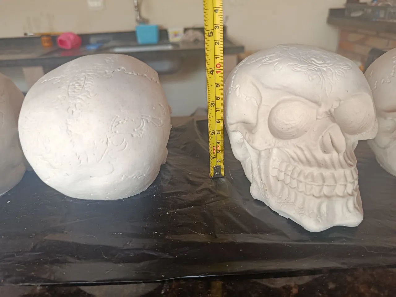Caveira em gesso  - Foto 3