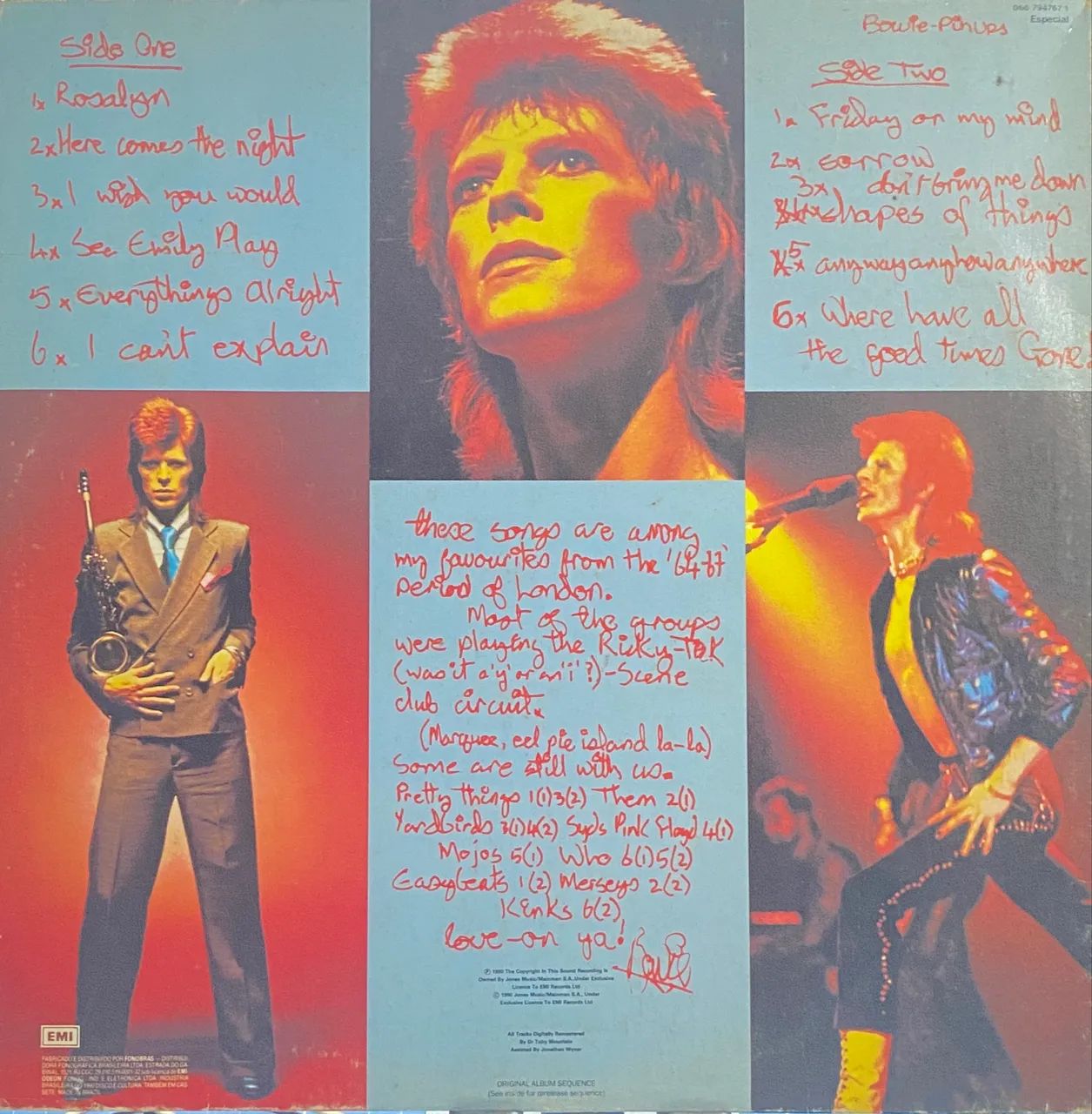 Colecionável David Bowie - Pin Ups | LP Vinil Nacional 1990 | - Foto 2