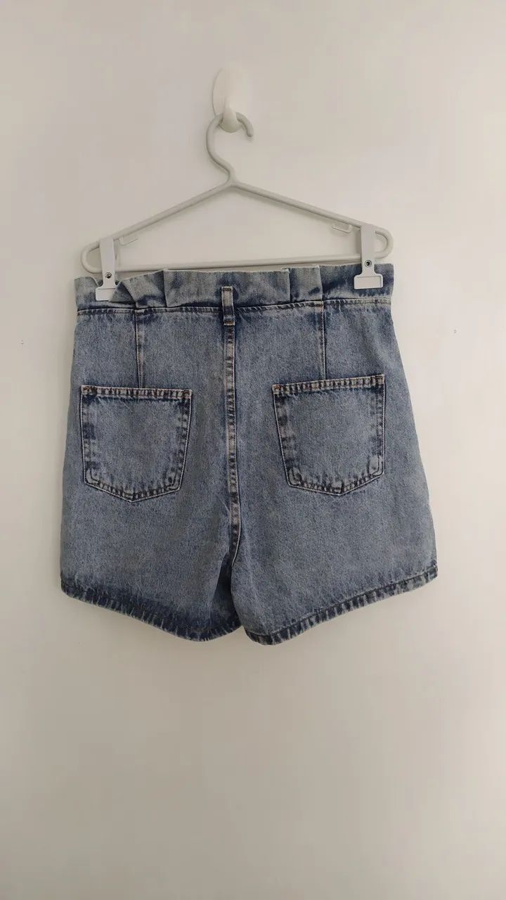 Short jeans BLUE streel Tam 40 e e cropped Tam M  - Foto 4
