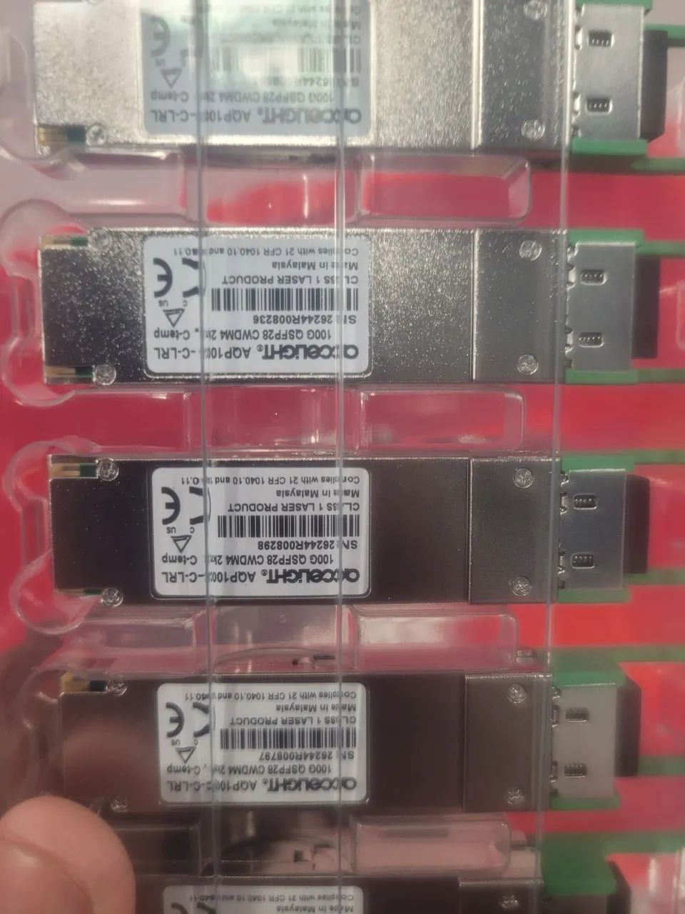 lote 10x 100g qsfp28 - Foto 3