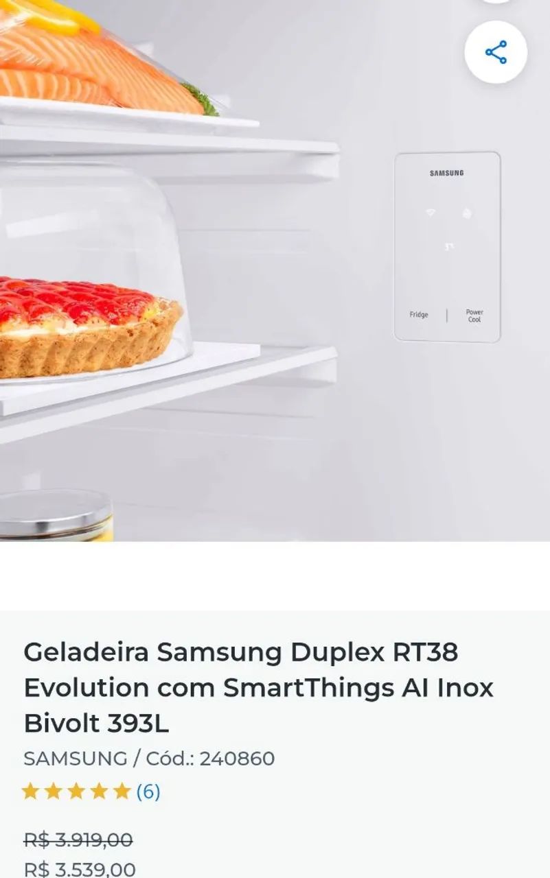 Geladeira Samsung 2000 reais  - Foto 2