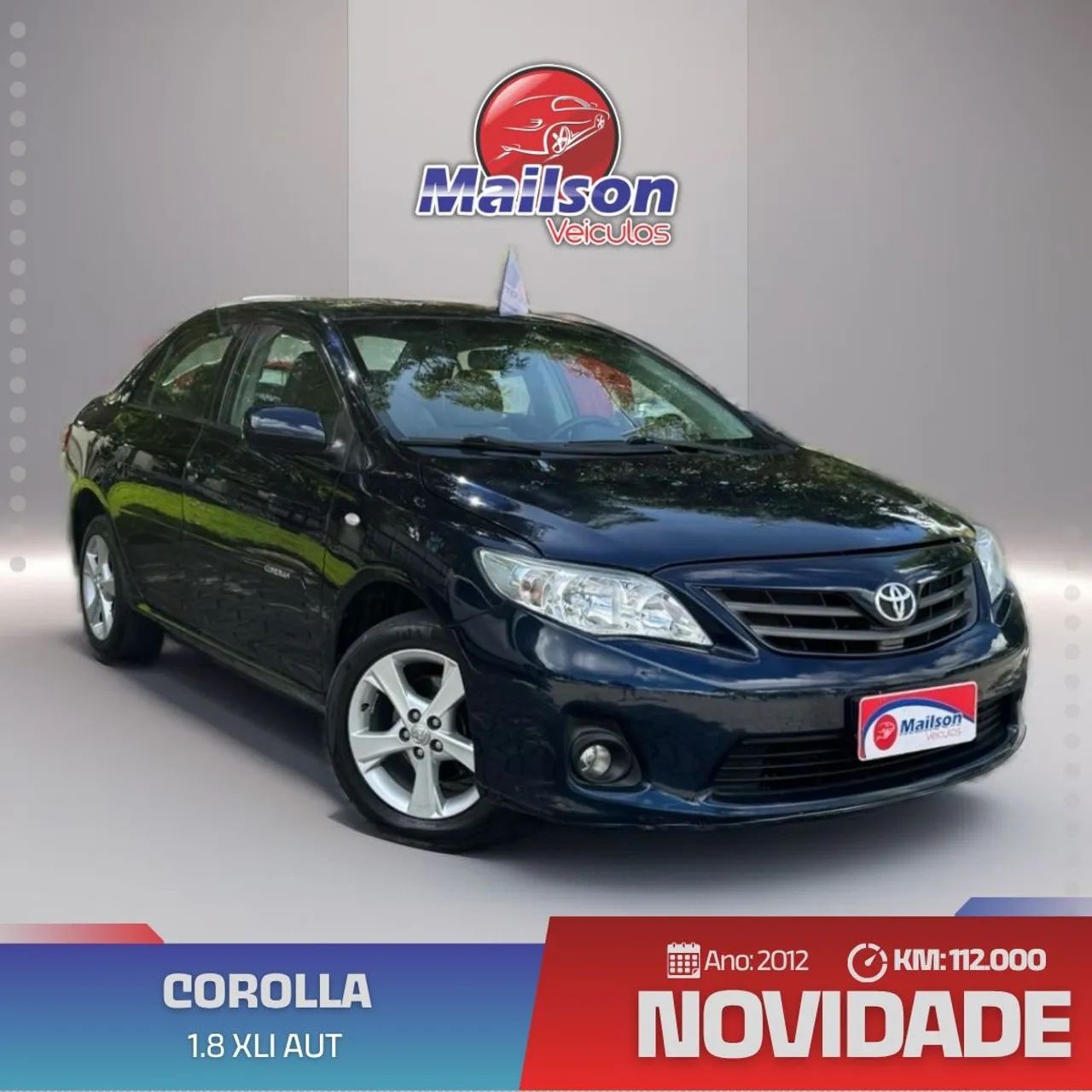 Toyota Corolla Corolla XLi 1.8/1.8 Flex 16V Aut. 2012