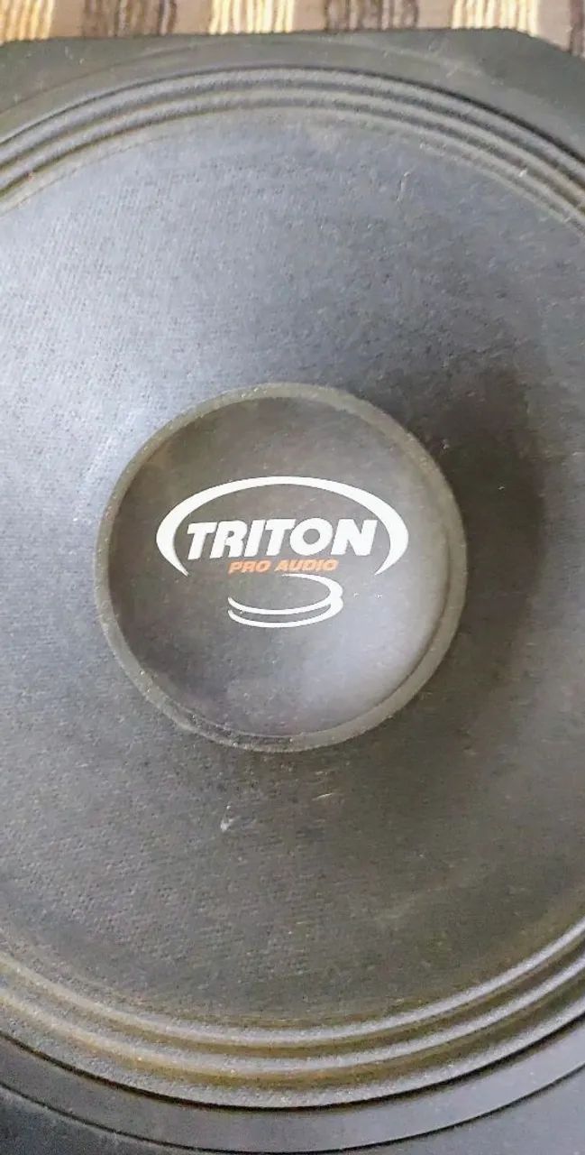 Vendo par de médio grave Woofer Triton 10 Polegadas 400w Rms 10-xrl800 8 Ohms 800w