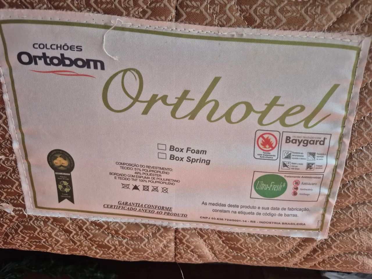 Cama box solteirão  com colchão ortoboom - Foto 2