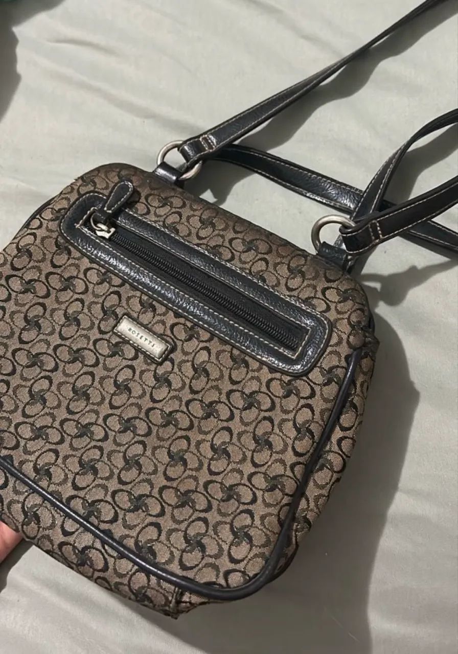 bolsa rosetti vintage marrom - Foto 5