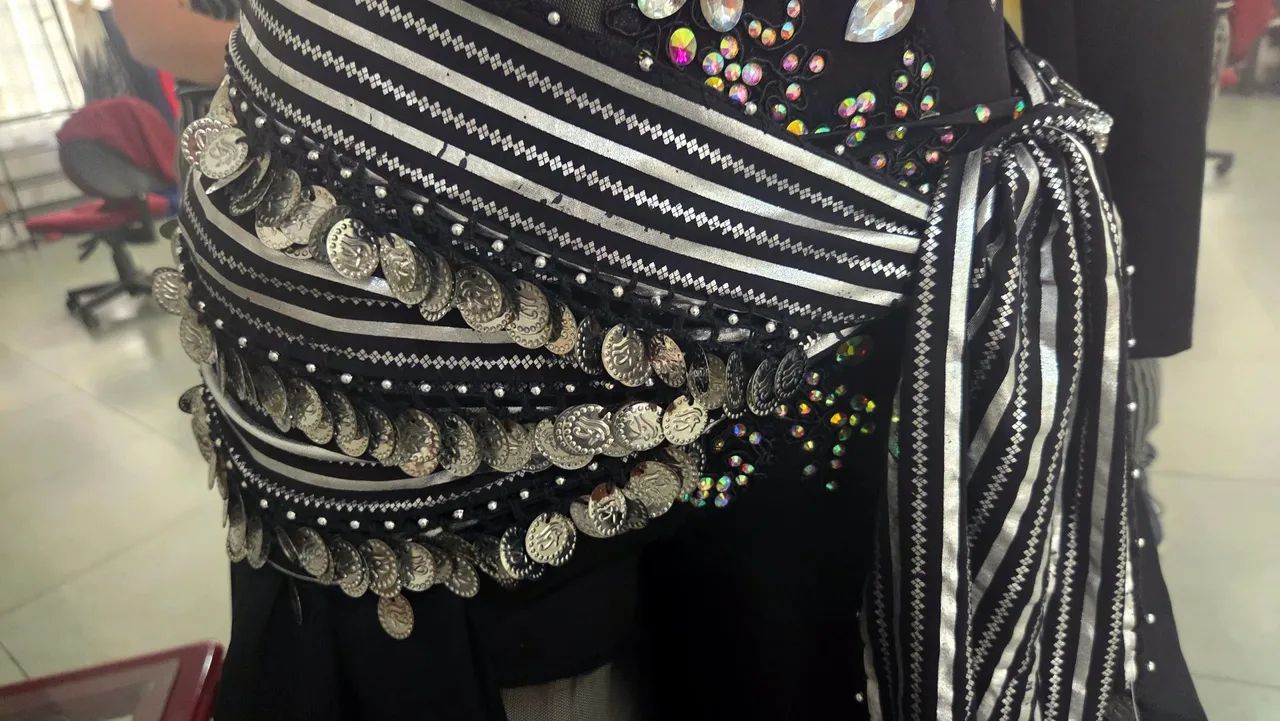 Lenço de Quadril para Dança do Ventre 