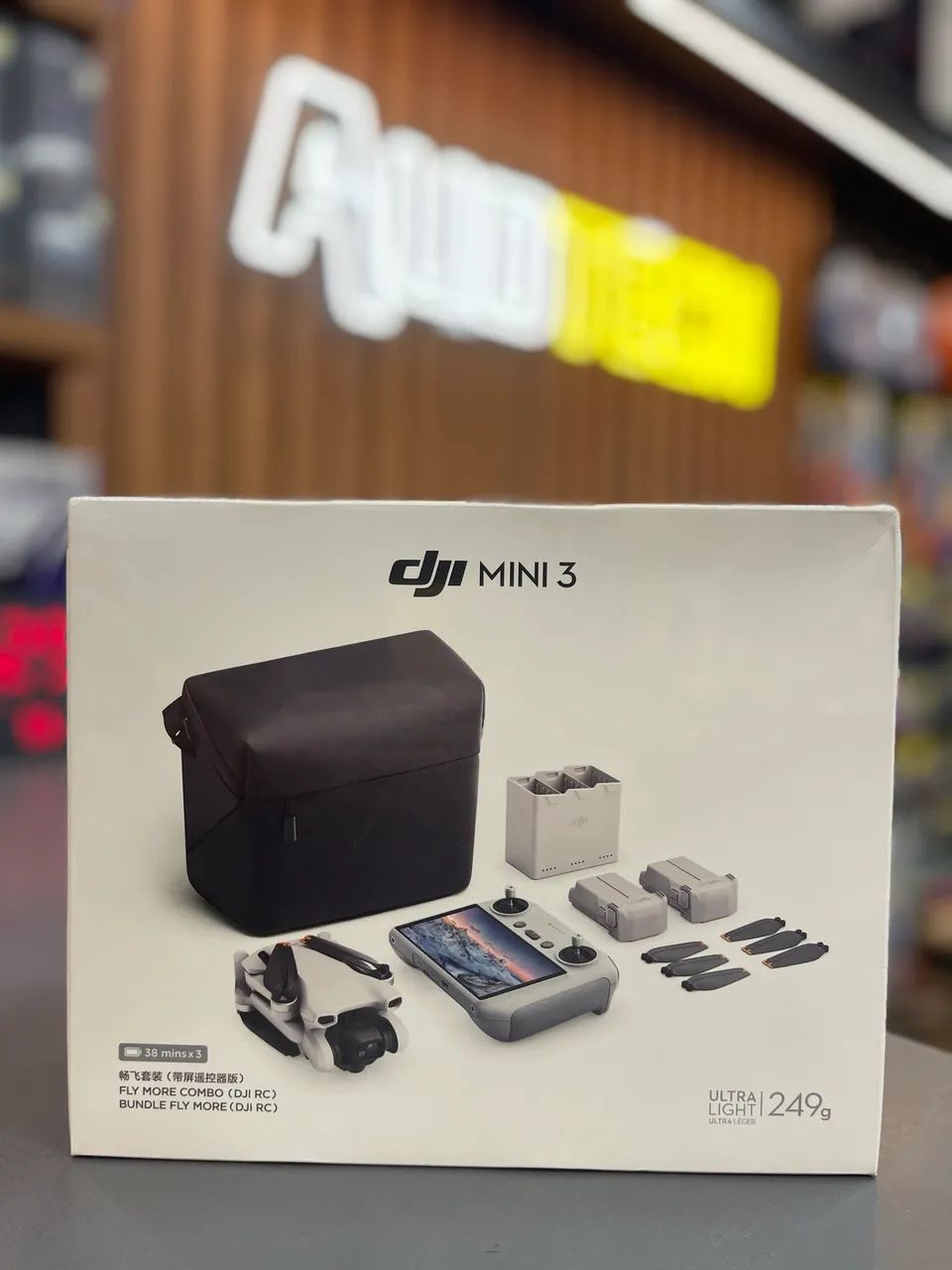 DRONE MINI 3 COMBO COM 3 BATERIA E TELA NO CONTROLE ? - Foto 2