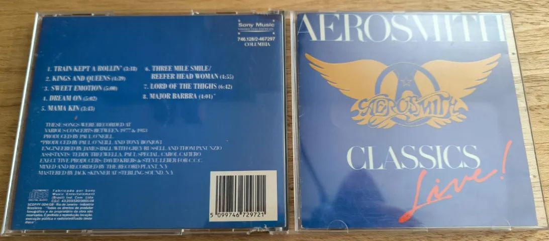 CD: Aerosmith, Álbum: Classics Live Volume 1 - Foto 5