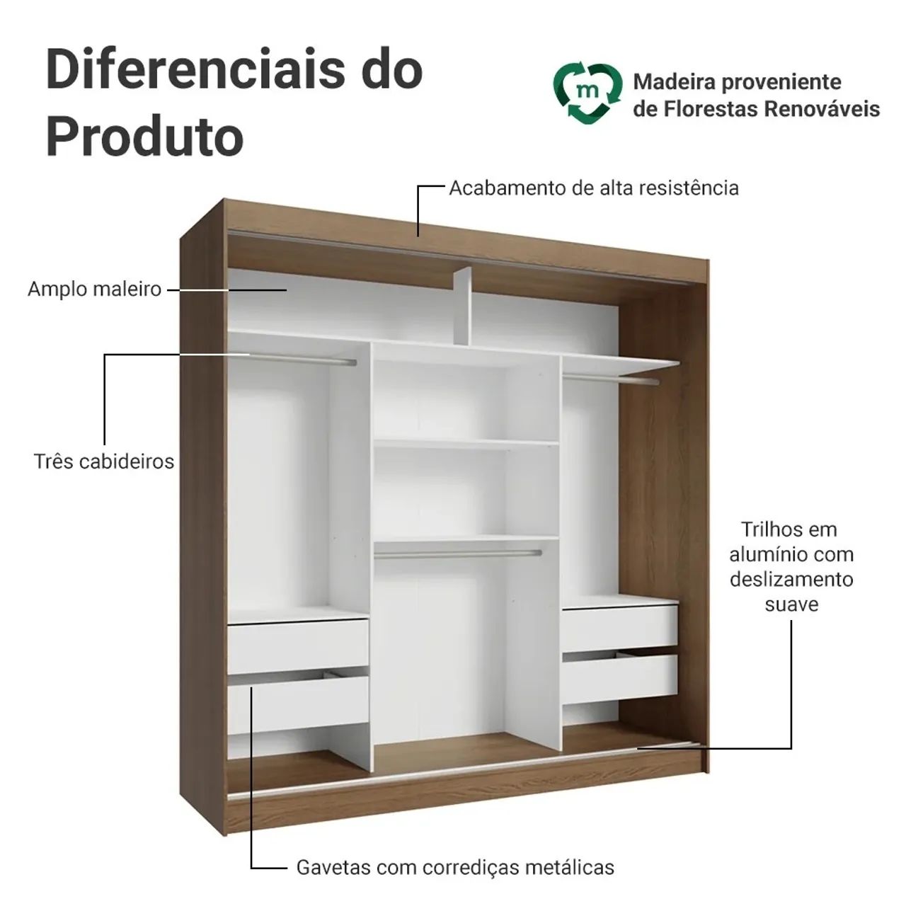 GUARDA ROUPA CASAL  - Foto 3