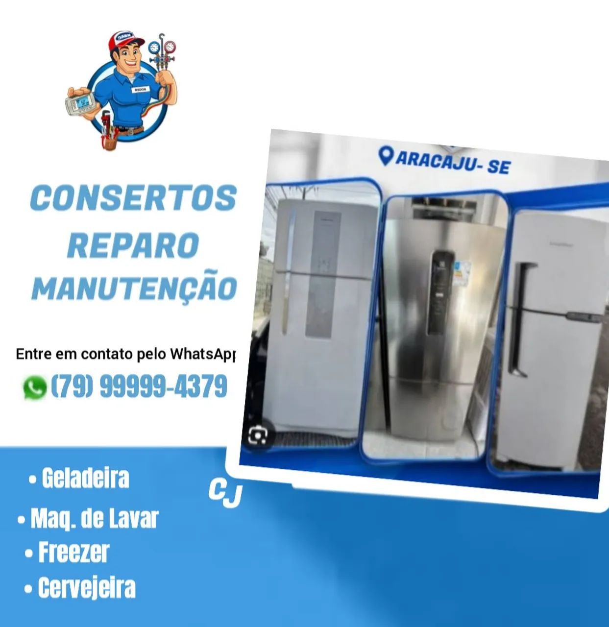 Conserto Geladeira Freezer 