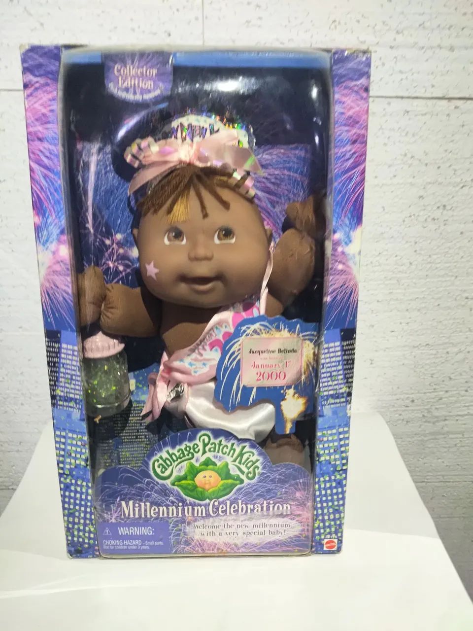 Cabbage Patch Kids Millennium Celebration 2000 Mattel #23110 na Caixa.