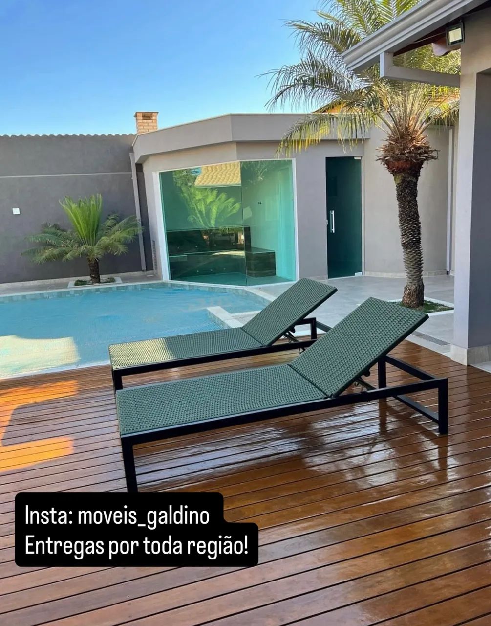 Espreguiçadeira/ cadeira de piscina 