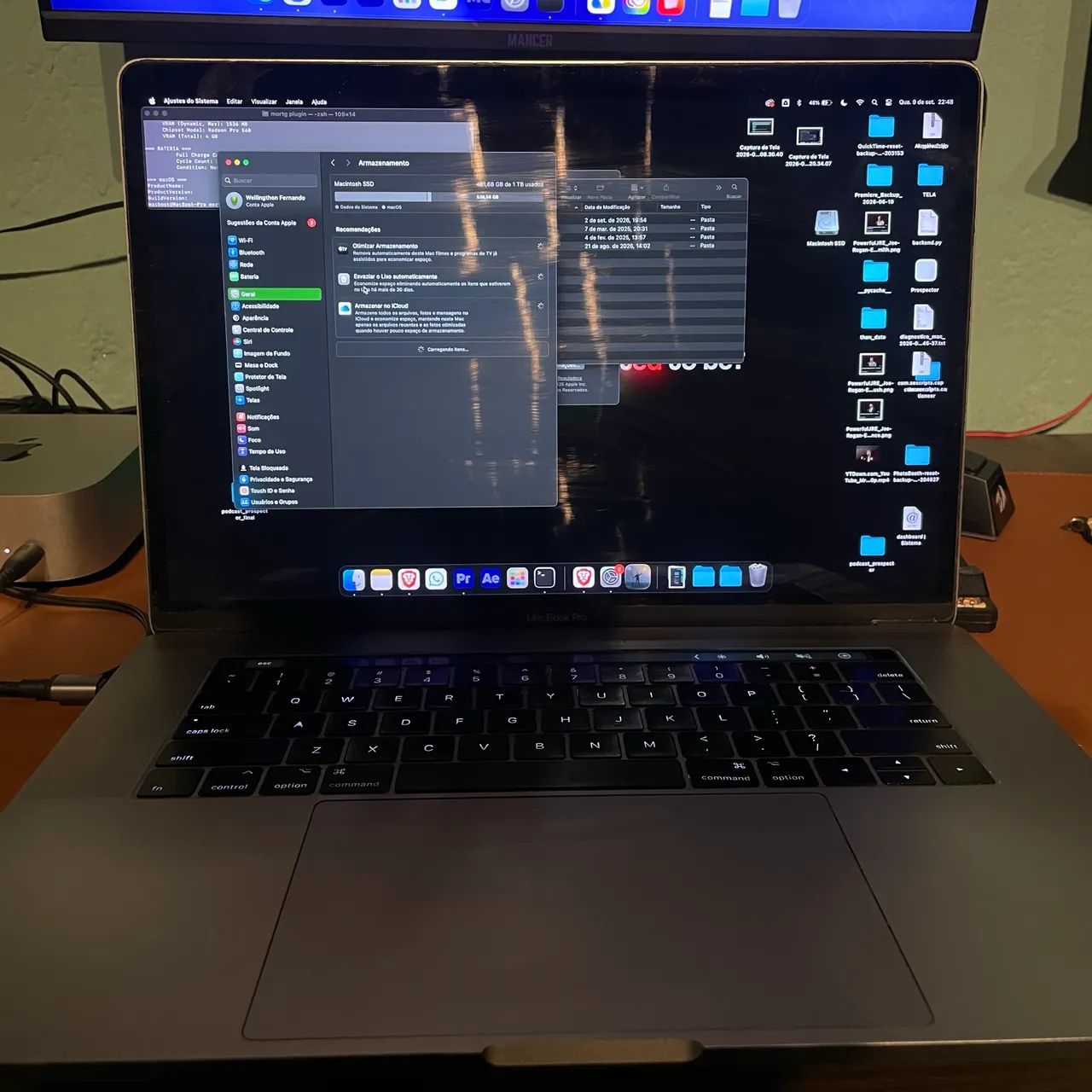 MacBook Pro 2017 16gb 1tb ssd 15p - Notebooks - Setor Habitacional