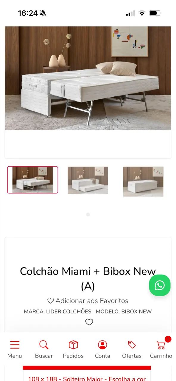 Cama Líder bibox de solteiro  - Foto 4