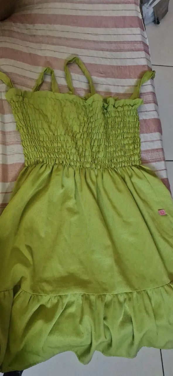 vestido de verao verde