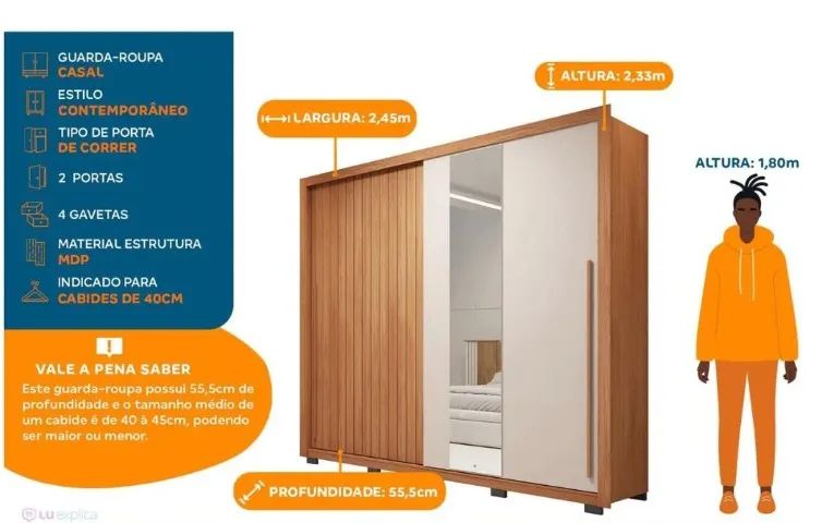 Guarda Roupa Casal  - Foto 4