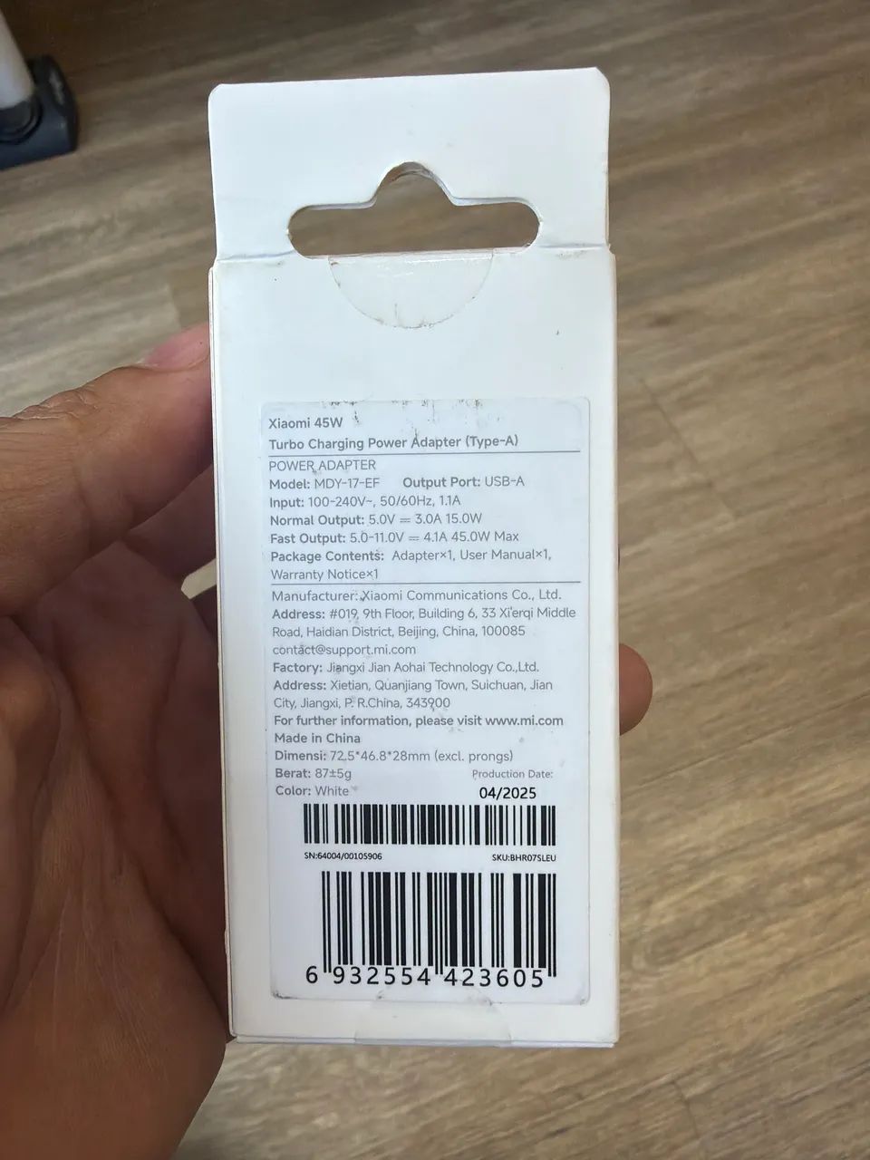 Fonte Xiaomi 45W Original Turbo - Foto 2