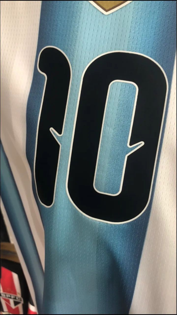 Camisa Argentina torcedor messi-10/10 - Foto 2