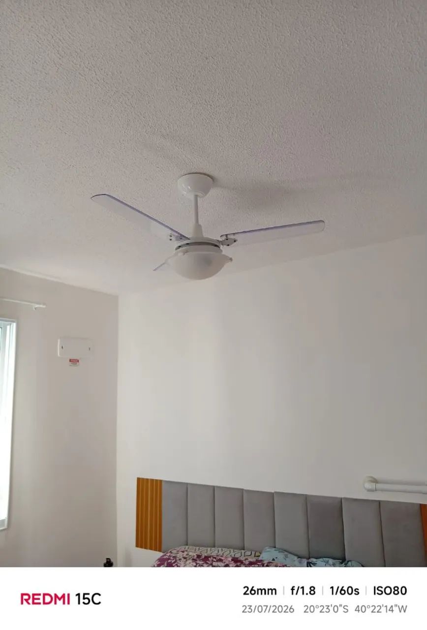 Ventilador de teto com controle  - Foto 2